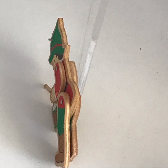 HALLMARK - Drummer Boy Movable Wooden Keepsake Christmas Ornament  - VTG 1980's - Picture 3 of 12